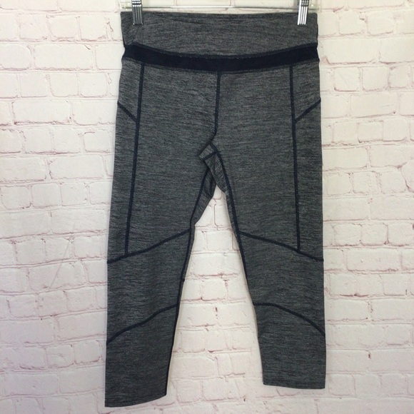 MPG Blue and Gray Cropped Leggings - Size Small - Picture 1 of 8